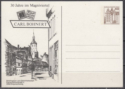 Berlin privatganzsache 80 - , pp