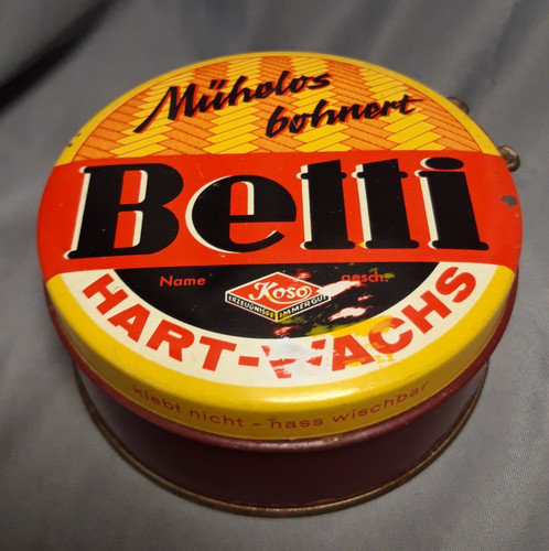Alte blechdose mühelos - blechdose,