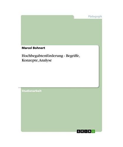 Hochbegabtenförderung - ,