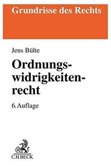 Ordnungswidrigkeitenrecht von
